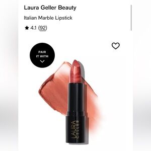 Laura Geller Italian Marble Lipstick 💄 Shade Prego